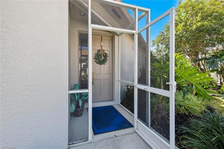 Screened entry