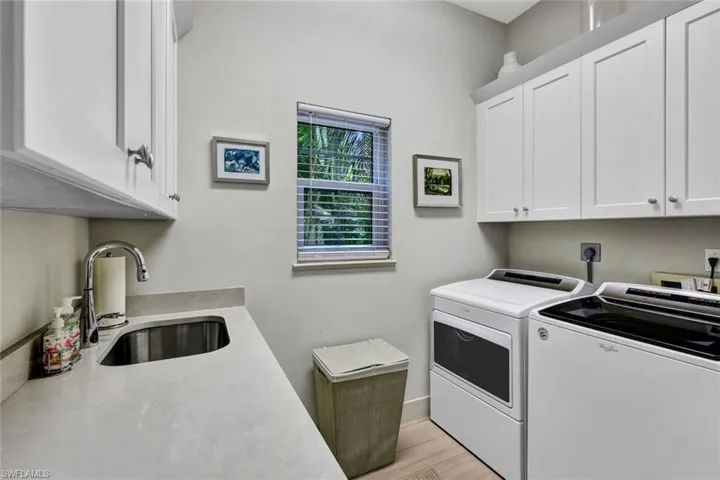 LARGE laundry room.