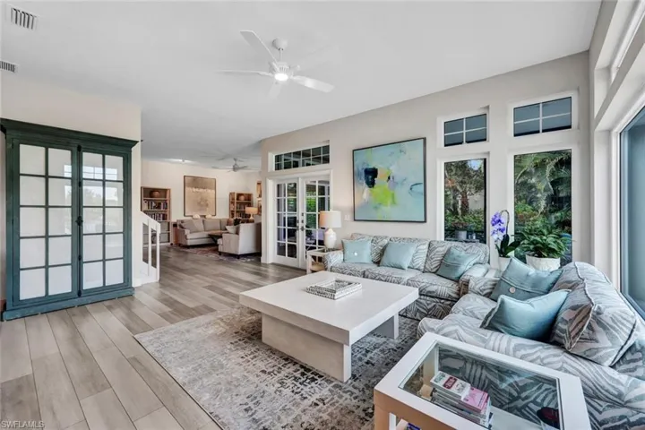 Living Room off the Kitchen