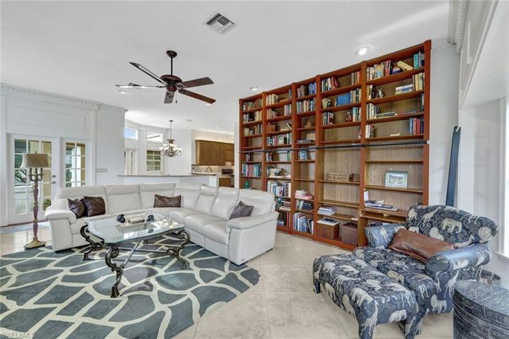 Long View of the Family Room, Doors to Lanai