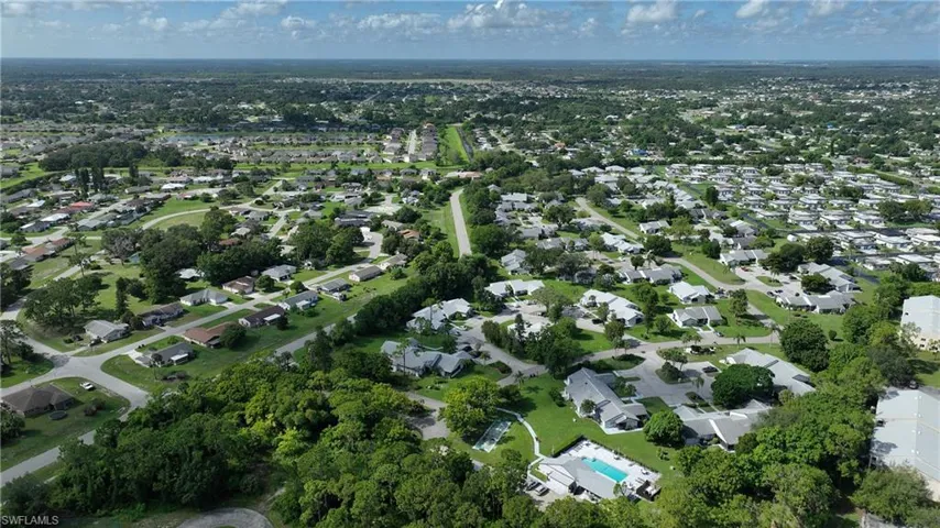 Aerial overview of property's location