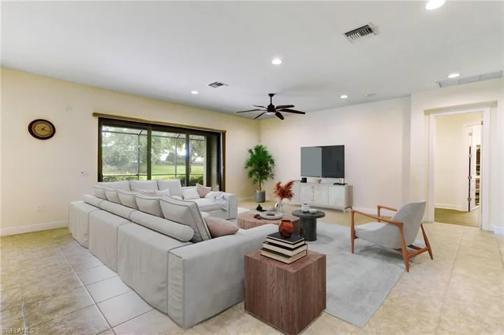 Virtually Staged Living Room