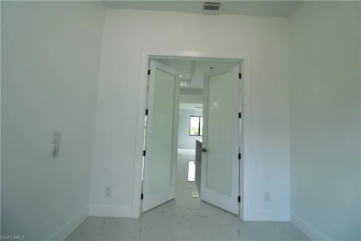 View of tiled empty room