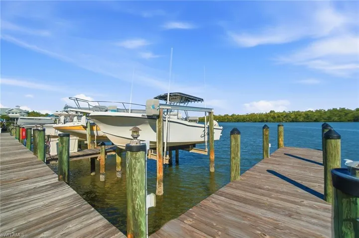 Private Dock included