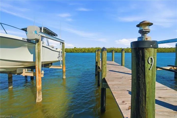 Private Dock included