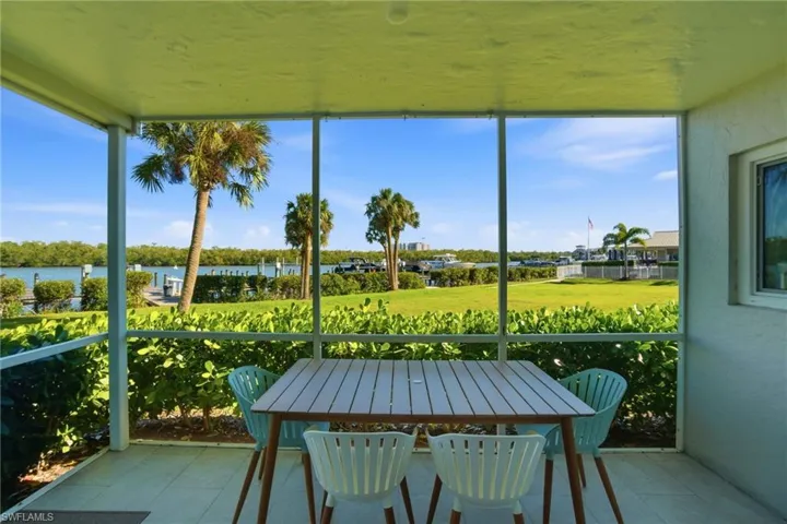 Screened Patio leading to the Gordon River and your Private boat Dock.