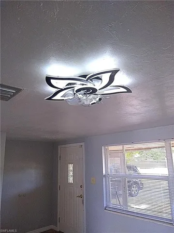 Same modern fan thru-out the house