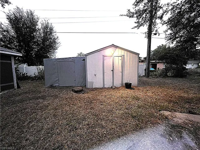 View of shed or workshop