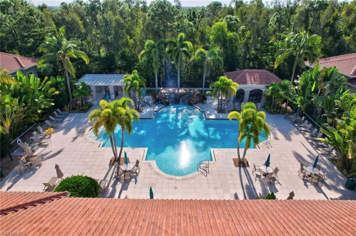 Aerial View of the Pool & Pool Area