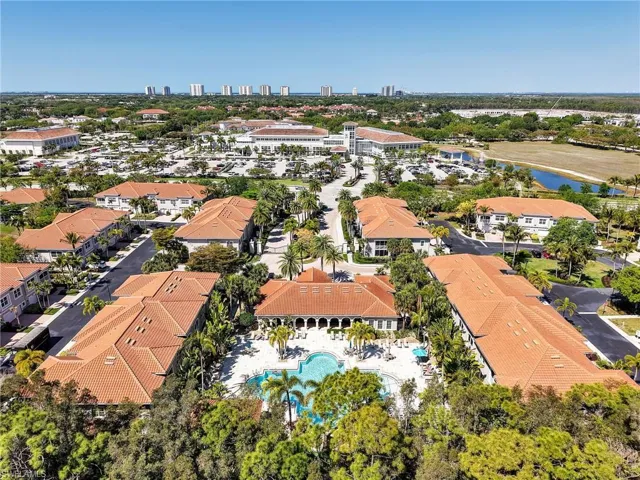 Aerial Rear View of the Clubhouse & Pool Area
