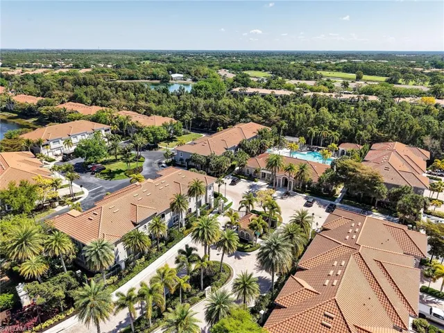 Aerial View of Entrance to the Community & the Clubhouse