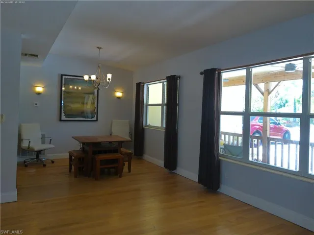 spacious living room and dining room too large to capture