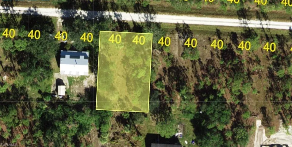 Aerial Property Map. Illustrating the property boundaries and surrounding parcels