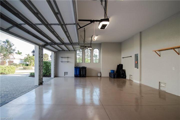 3 Car Garage with epoxy flooring