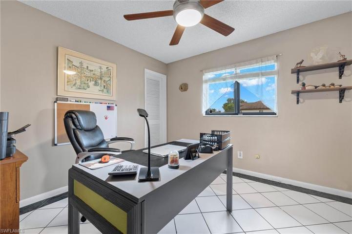 Third bedroom being used as office