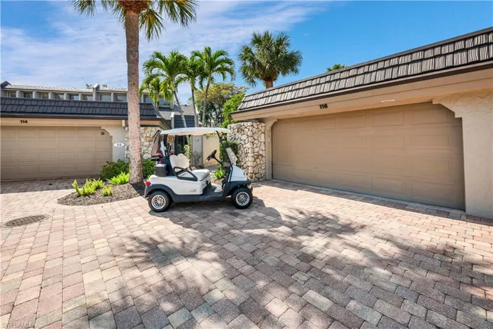 2 Car Garage included Golf Cart