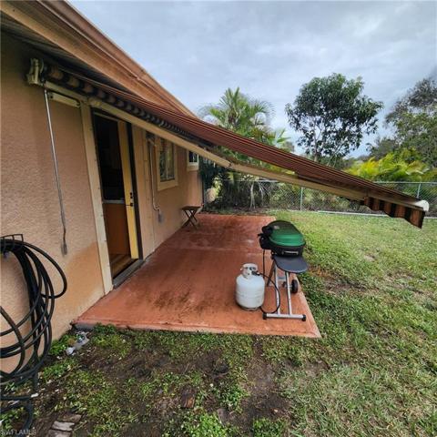 Back Patio with awning