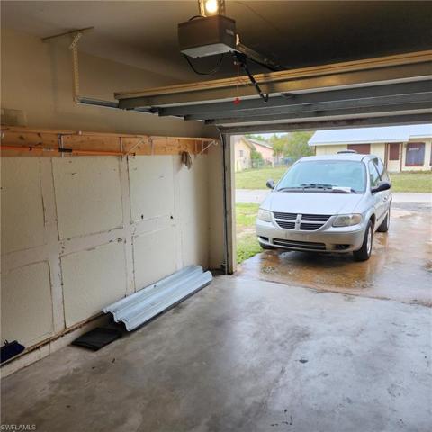 Garage looking out