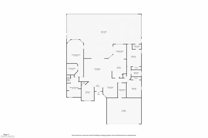 View of floor plan layout