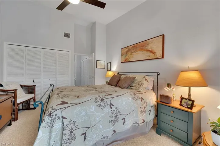 The second bedroom offers generous closet storage space, thoughtfully designed to provide both functionality and effortless organization.