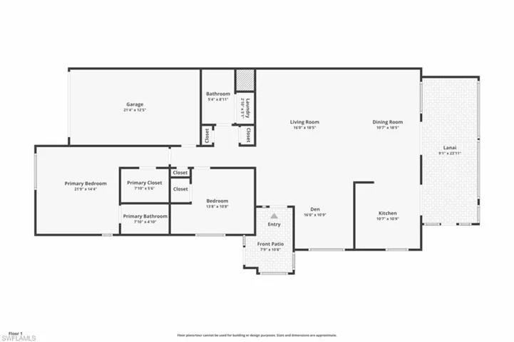 View of room layout