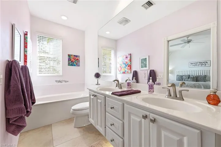 Master Bathroom with double vanity