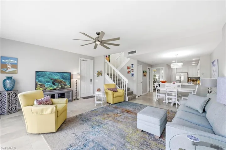 Open space great room with Living/Dining/Kitchen area