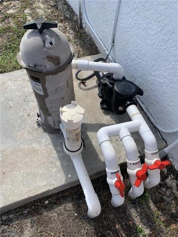 New control valves on the pool equipment.
