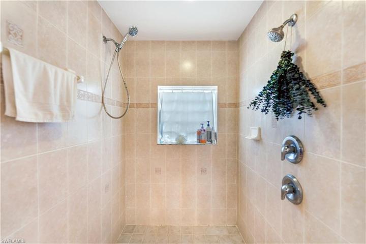 Large walk in shower