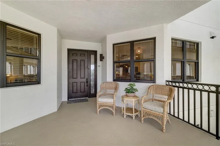 Unit 303 outdoor entry just off the elevator
