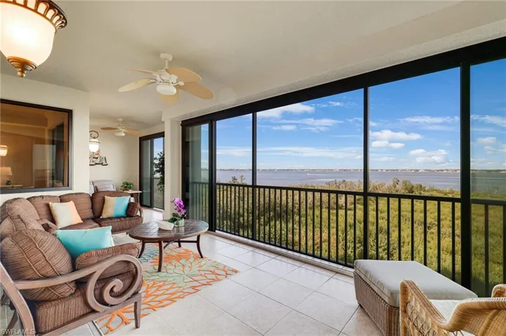 329sqft Screened Balcony with Impact Glass Sliding Windows