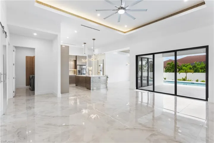 Designer lamps, lights & modern fans add a touch of ELEGANCE at every turn!