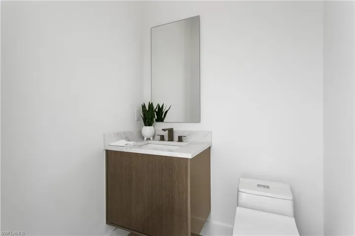 Pool Cabana Bathroom - half bathroom