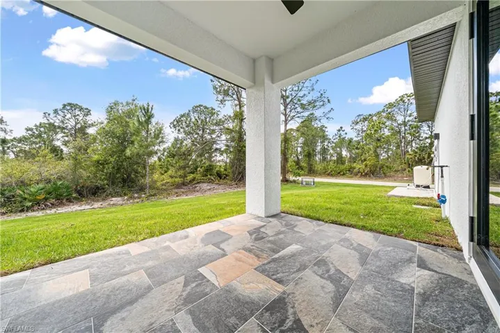 View of patio