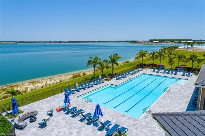 Heated lap pool