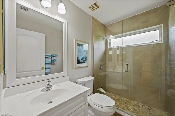 Guest Bathroom with walk in shower