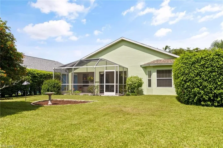 Rear view of property