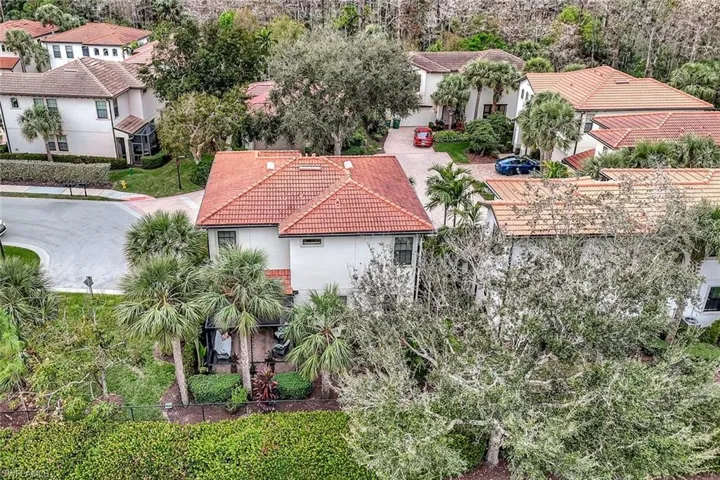 Birds eye view of the rear of the property