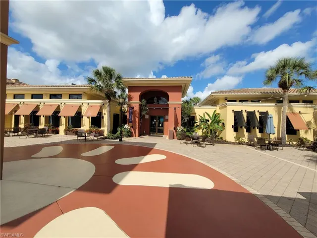 Surrounding community featuring a patio and outdoor dining area