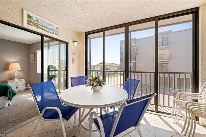View of glass enclosed sunroom
