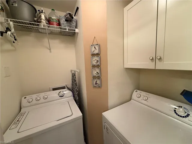 Laundry area with separate washer and dryer