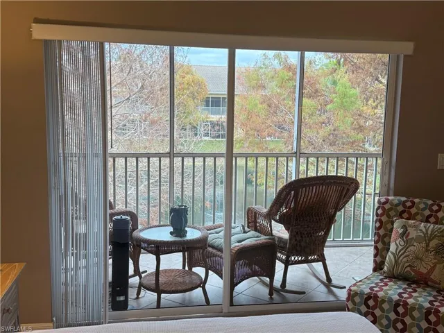 View of lanai from living room