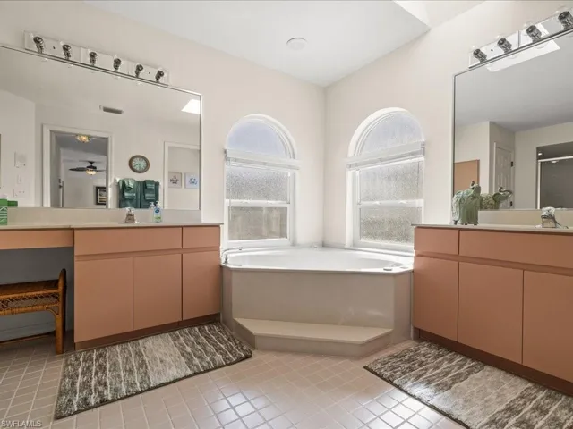 MASTER BATHROOM. ONE OF FOUR FULL BATHROOMS