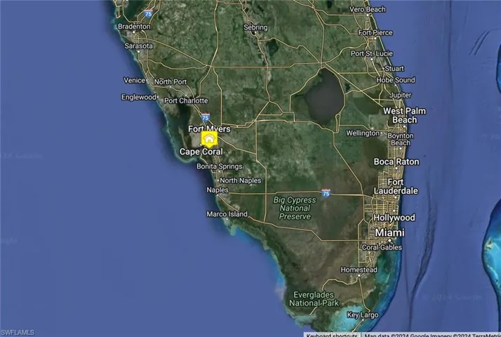 Map location -Fort Myers Florida