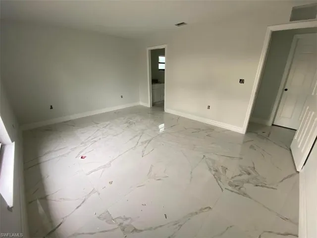 View of spare room