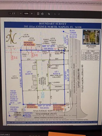 Survey map / technical document