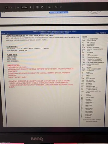 View of a document