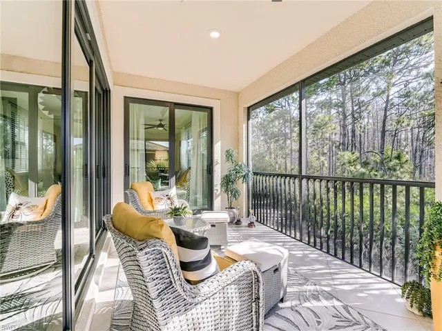 Tiled Lanai with private access to the primary suite