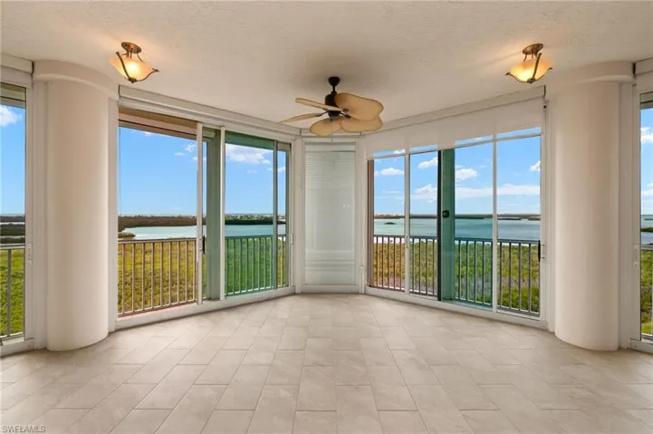 Enclosed sunroom