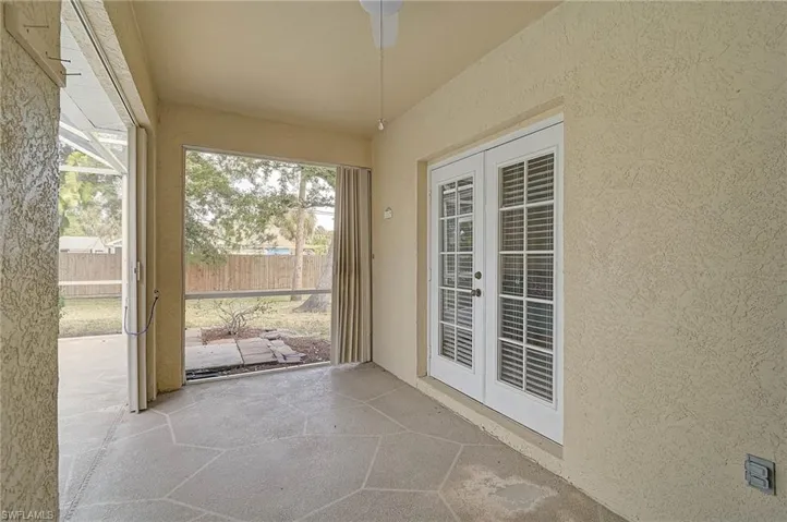 Patio to Primary Bedroom featuring french doors